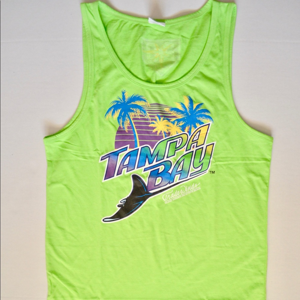 KIDS XL LIME GREEN TANK TOP